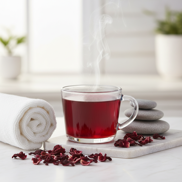 Spa-inspired hibiscus tea image